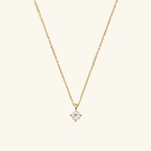 Round Topaz Necklace